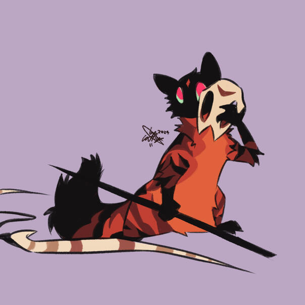 Custom slugcat design and drawing Custom slugcat design and drawing