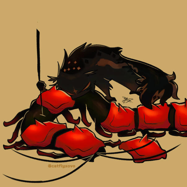 Custom slugcat design and drawing Custom slugcat design and drawing