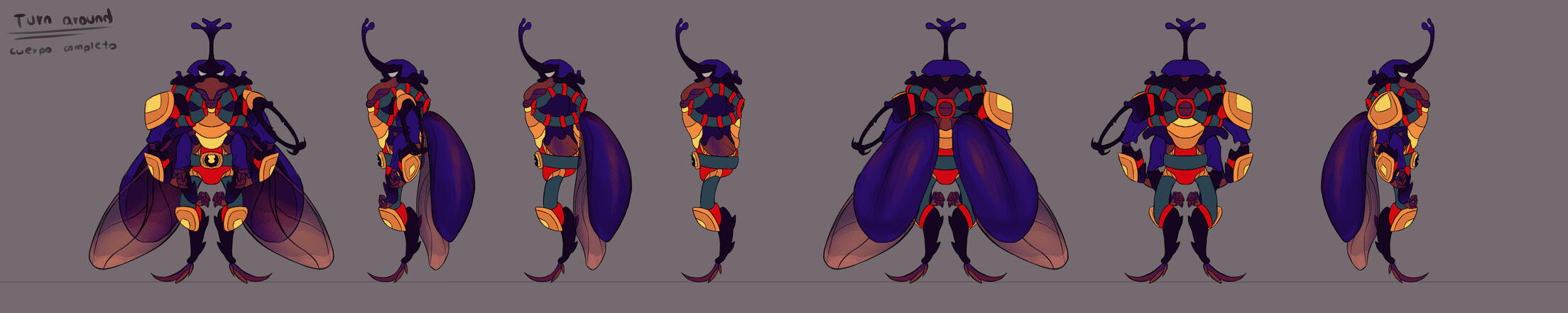 Turn around and character design (pipeline assigment)