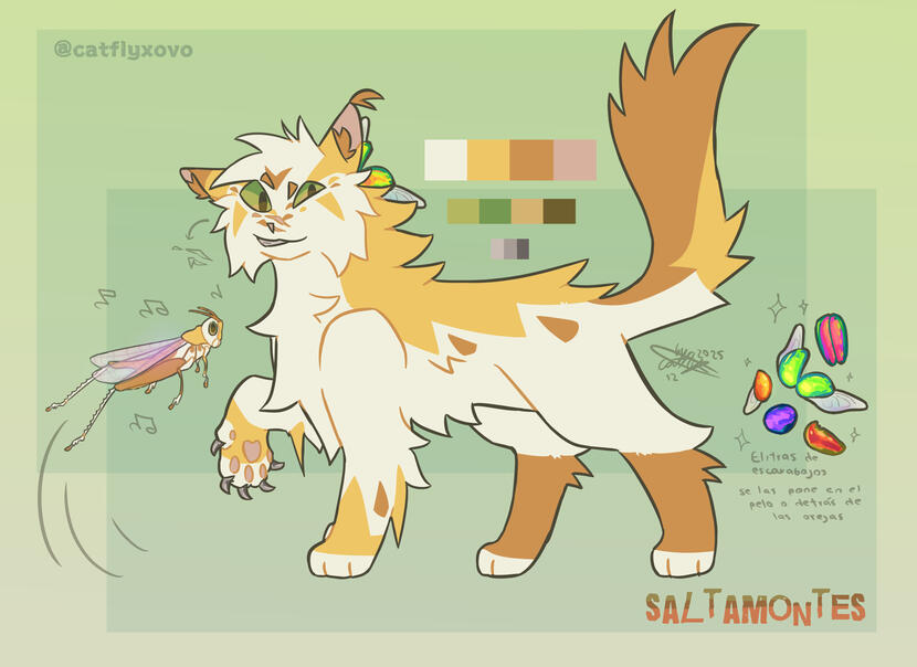 Character design and ref sheet