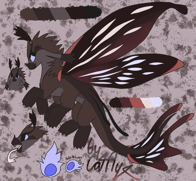 Creature design and ref sheet